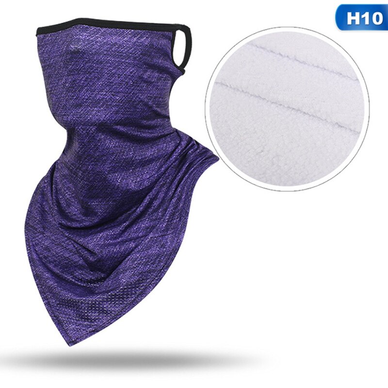 Voor fiets nek buis sjaal bandana hoofd gezichtsbedekking nekwarmer oor hoofddeksel warm koel buiten uv-bescherming heren sjaal: H10