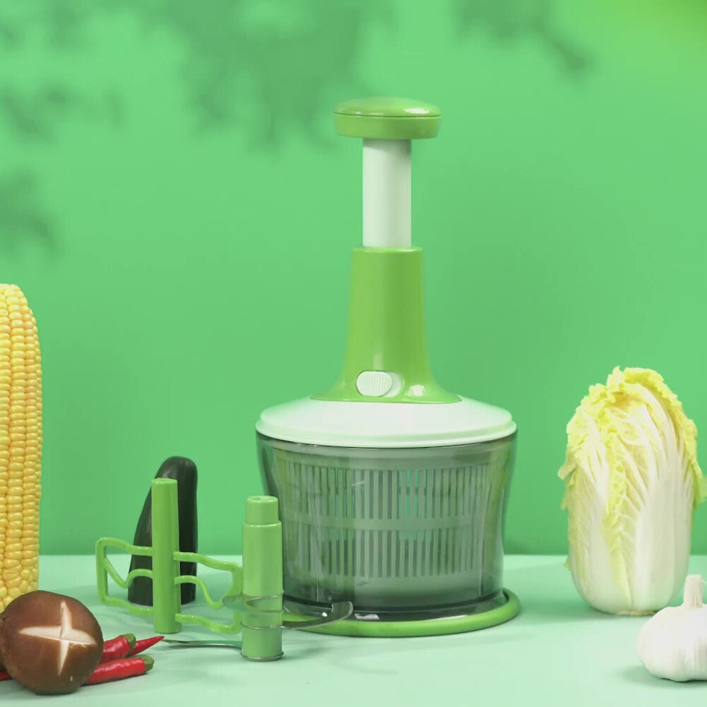 Manual Chopper Manual Food Chopper Hand Chopper Chopping and Cutting Fruit Vegetables Herbs Onions Kitchen Tools