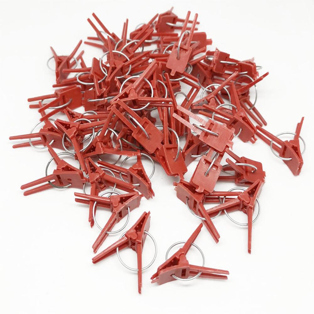 100pcs Plastic grafting Graft clip Garden Plant Support for Vegetable Flower Tomato Stalks Fix Grow Upright Grafting Tool