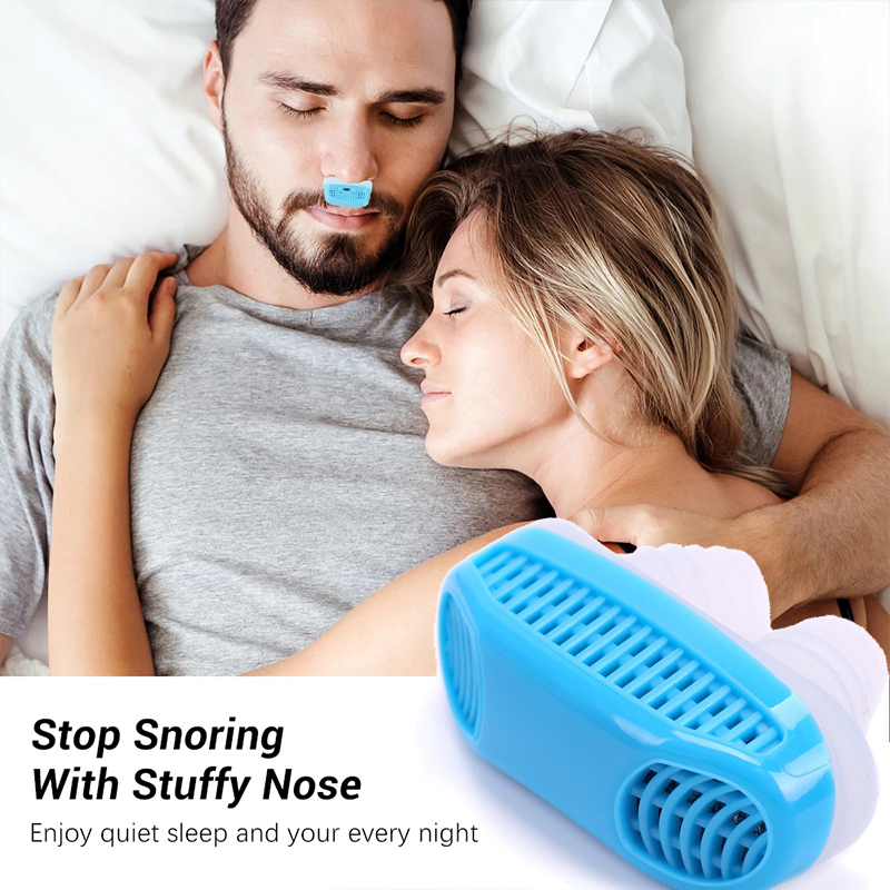 Dilatadores nasales antirronquidos de silicona, Clip Nasal antirronquidos, bandeja para dormir, ayuda para dormir, protector de Apnea, dispositivo nocturno
