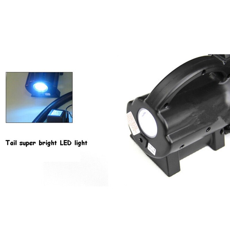 Auto Oplaadbare Elektrische Luchtpomp Deflate Kussen Opblaasbare Boot Hogedruk Luchtcompressor Led Indicator Eu Plug