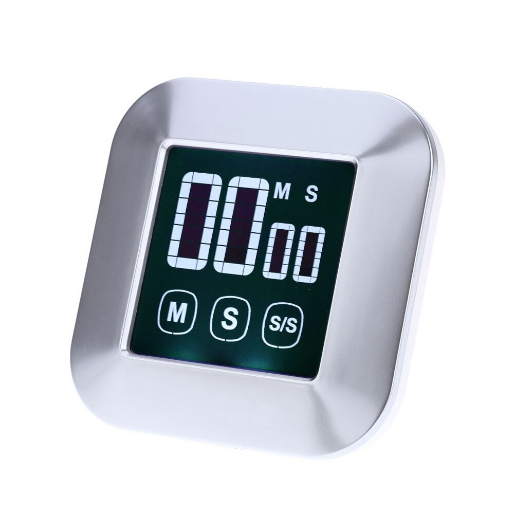 Touch Screen Timer Keuken Bakken Countdown Timer Multifunctionele Lcd Display Timer Stopwatch Alarm Magnetische Keuken Gadgets