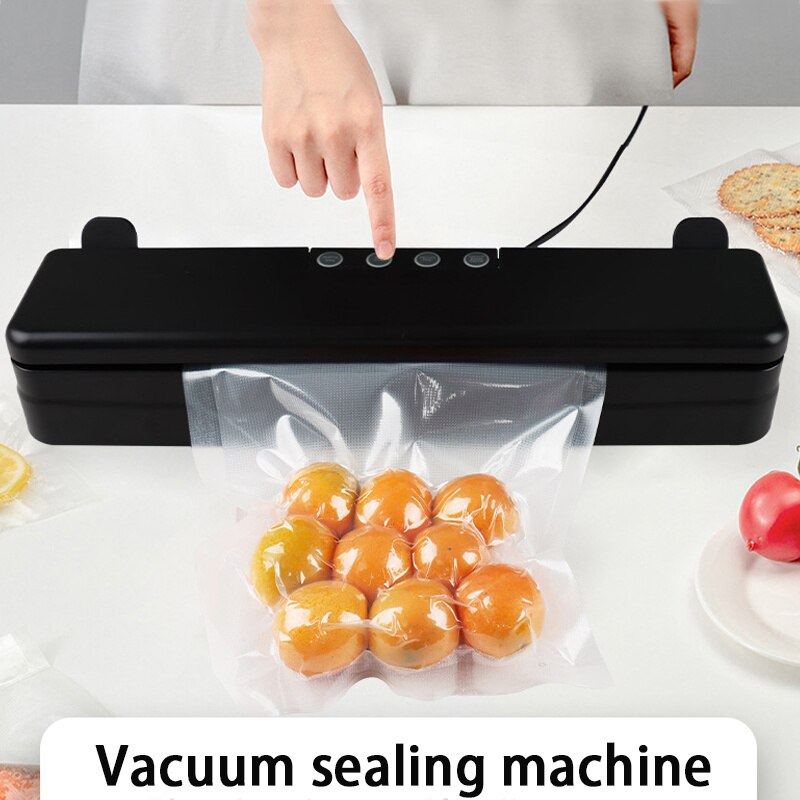 110V/220V Household Vacuum Sealer Packaging Machine Automatic Food Vacuum Sealer Portable Electric Vacuum Sealer for Food Saver