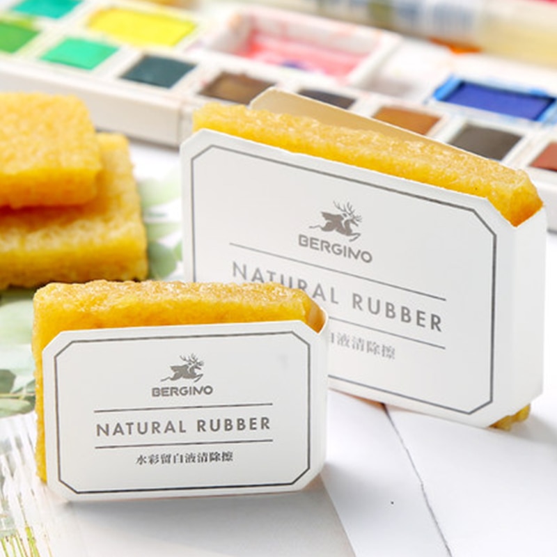 Watercolor eraser beginner left white plastic pigskin adult watercolor white liquid cleaning eraser art supplies