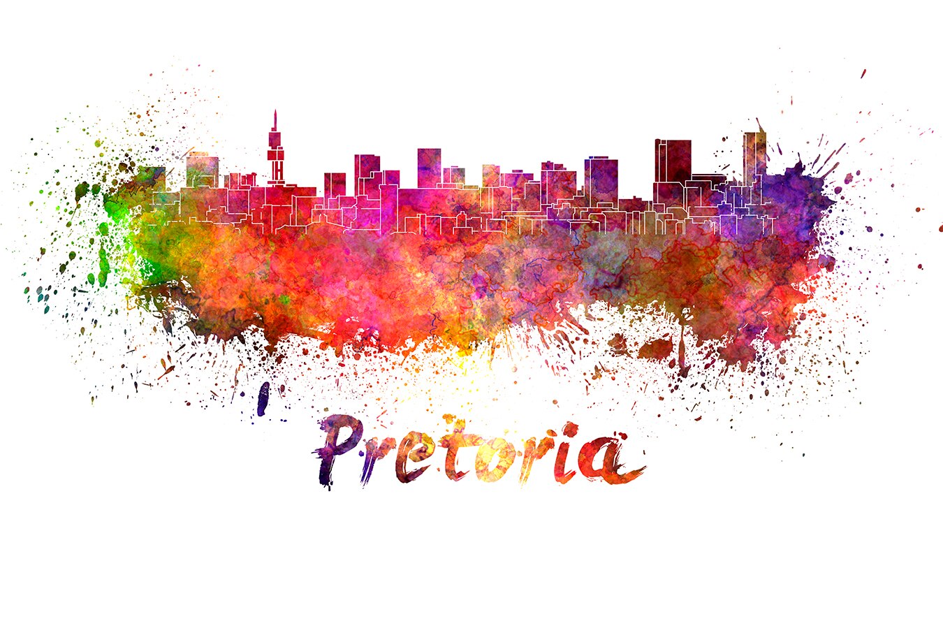 Pretoria Skyline Poster-Art Print Home Decor Monumenten Stad-Wall Art Poster Reizen Landschappen