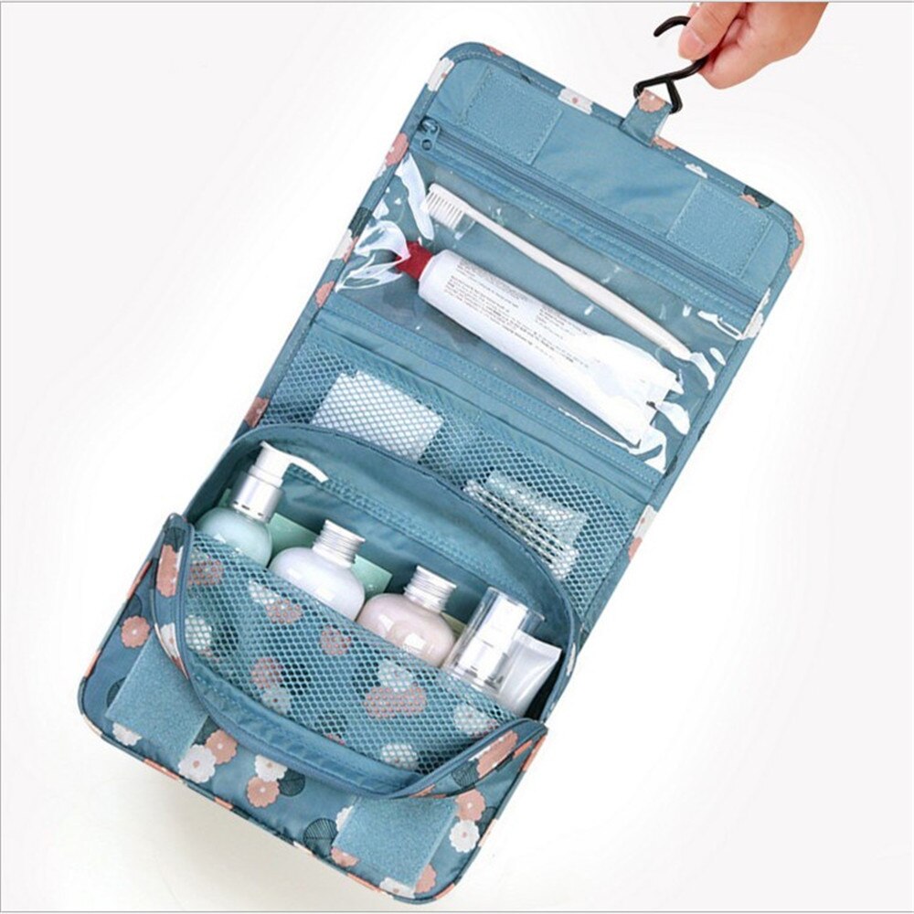travel portable hanging folding toiletry bag storage bag