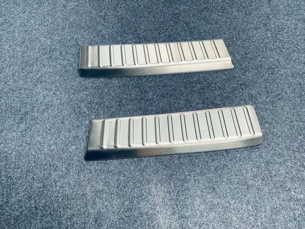 Car tailgate door sill plate for RAIZE ,auto accessories,2pcs/set.stainless steel: Silver