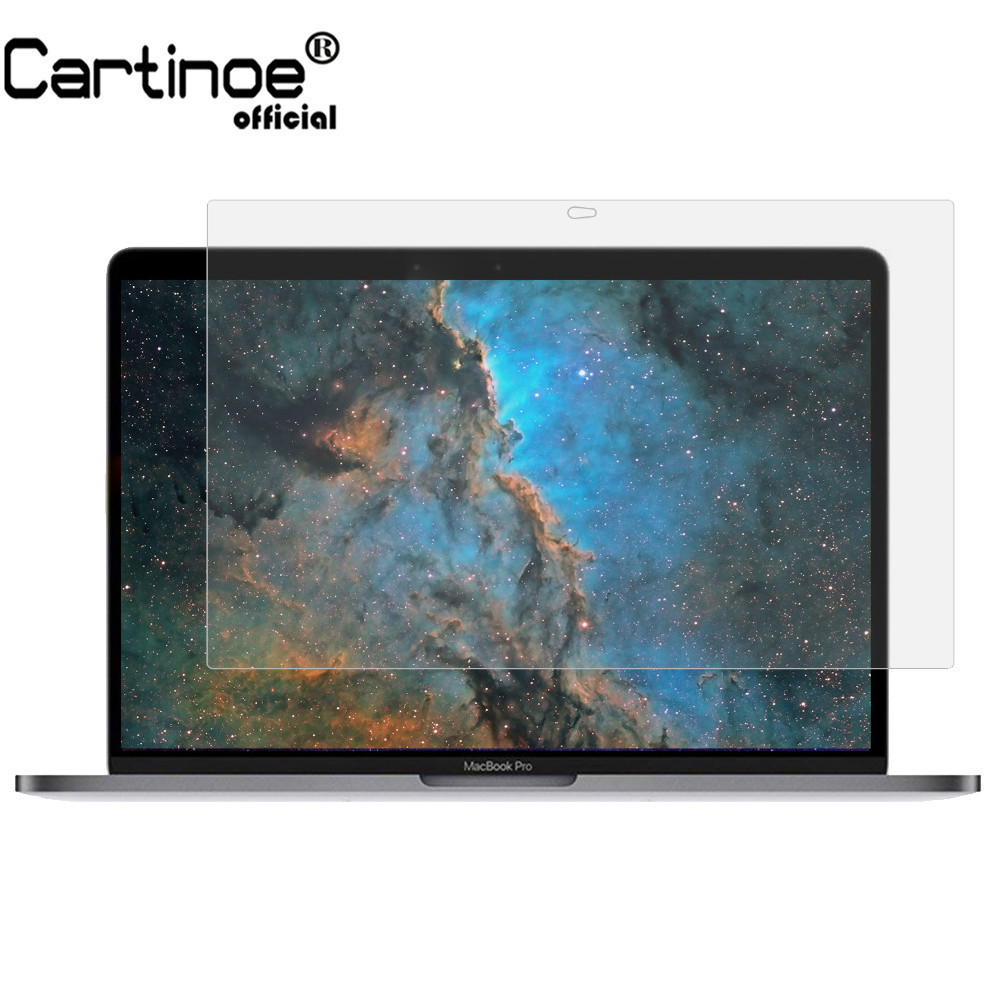 Cartinoe Laptop Screen Protector Voor Apple Macbook Pro 13 Touch Bar A1989/A1706/A1708, anti Glare Matte Screen Film (2 stuks)