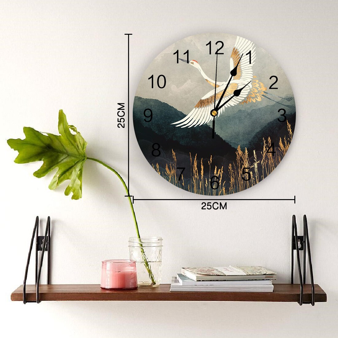Flight Wall Clock Home Decor Bedroom Silent Oclock Watch Wall Digital Clock Wall Clock for Kids Rooms