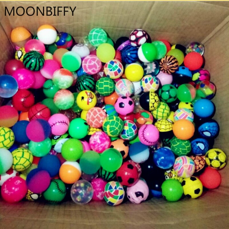 45mm Rubber Bouncing Ball Mixed Bouncy Skip Ball Outdoor Ball 3pcs/Lot