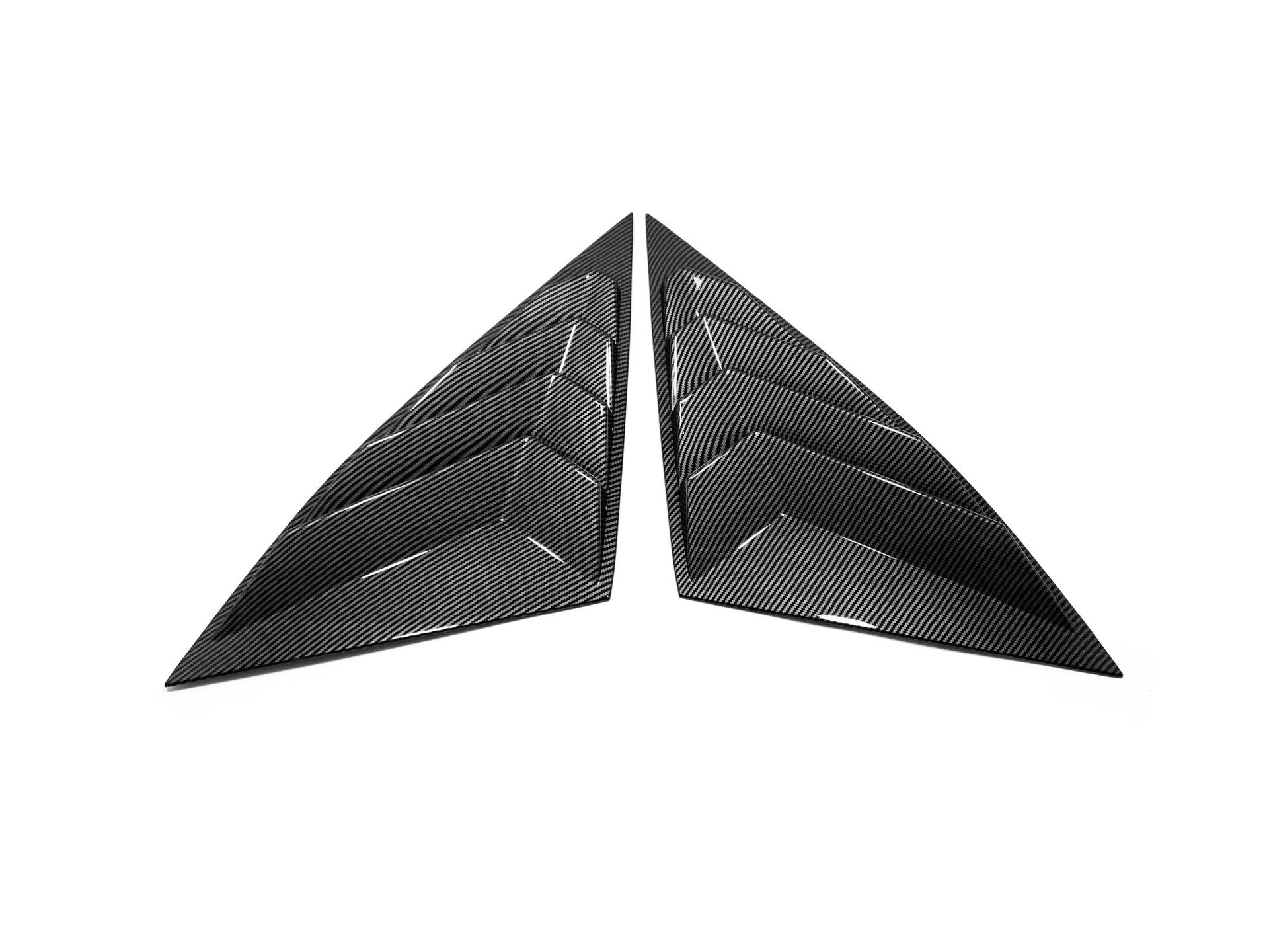 For Hyundai Tucson NX4 - Rear Window Vent Shutter Louver Cover Trim Car Exterior Not fit for European！: black