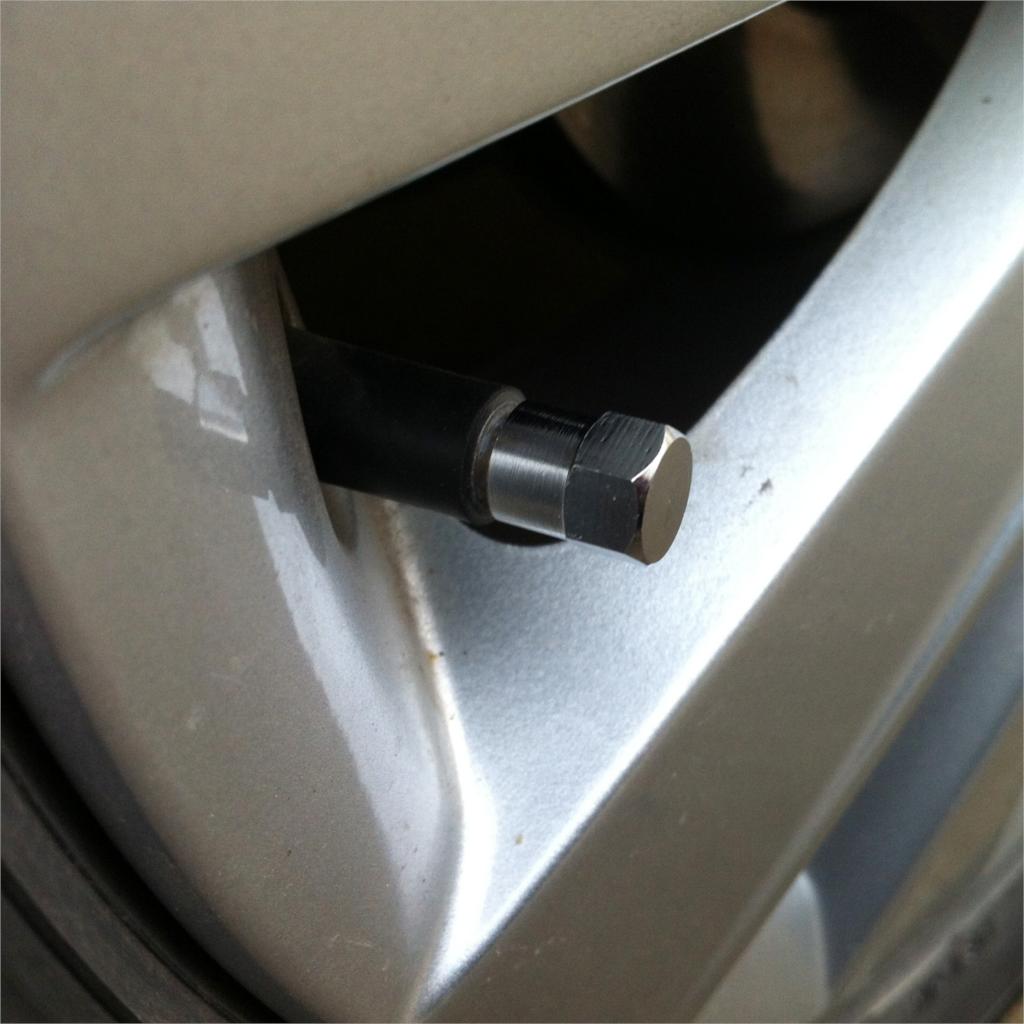 5 Chrome Valve Dust Caps Auto/Fiets Buis-Tyre