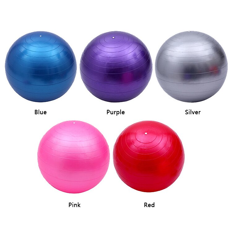 45 cm pvc træning fitness bold yoga fit-bold træningsbolde 5 farver pilates bold øvelser hjemme øvelse  t28 høj kvalitet