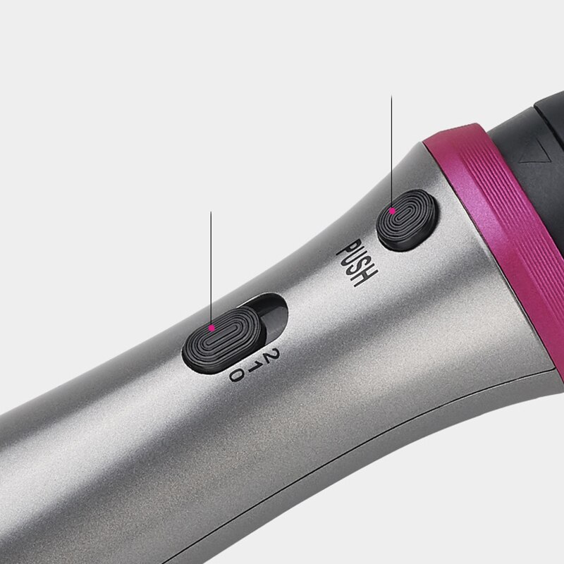 Multifuncional secador de cabelo 5 em 1 escova redonda rotativa escova de ar quente secador de cabelo com bocal de ar