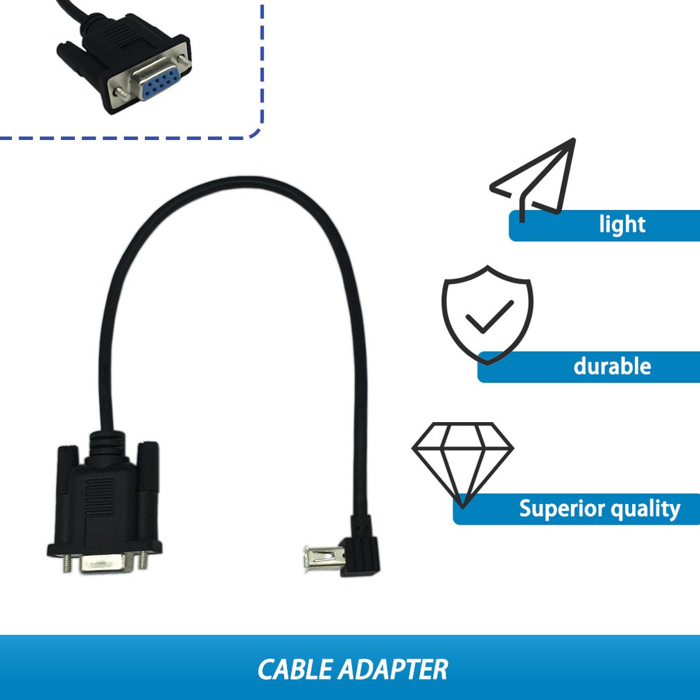 USB 2.0 A Female TO RS232 DB9 Female Serial Cable Adapter Converter Built with FTDI Chipset reliable adapters