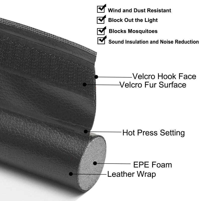 1 szt. Regulowana uszczelka dolna robić drzwi, wodoodporna listwa uszczelniająca, blokada grubych szczelin robić izolacji i ochrony przed zimnem