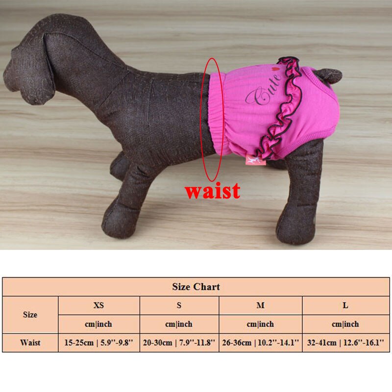 Breathable Pet Physical Pant Sanitary Colorful Pet Dog Panties Puppy Shorts Lovely Dog Diapers Safety Dog Underwear