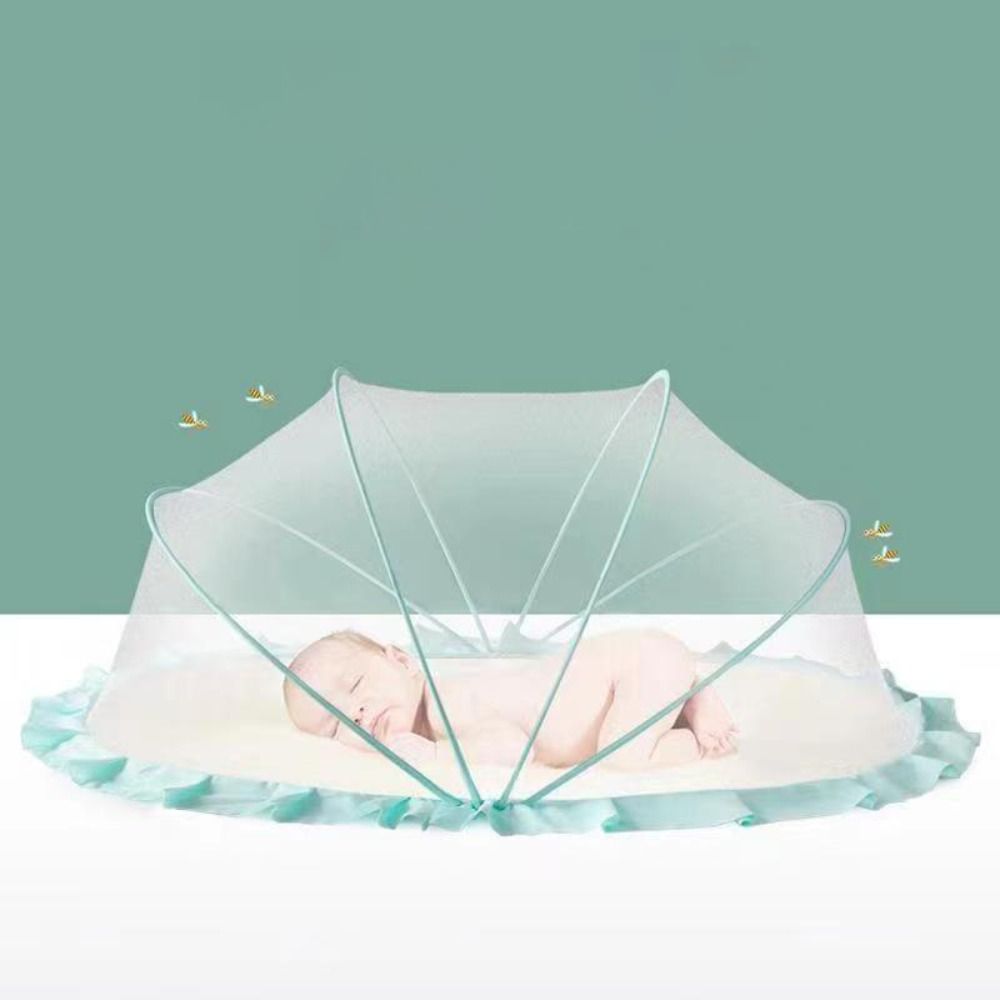 Folding Baby Crib Mosquitoes Net Breathable Full-Coverage Anti-mosquito Mesh Cover Soft Portable Crib Tent Summer