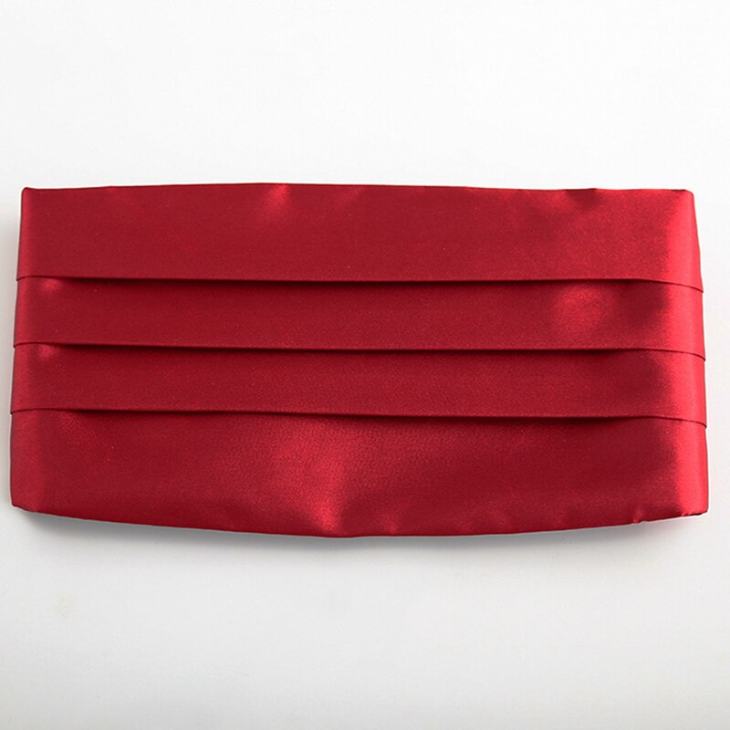 Herren Klassische Kummerbund Satin Elastische Bauchband Smoking Kummerbund Für Formale Hochzeit Prom Dinner-Party Taille Band