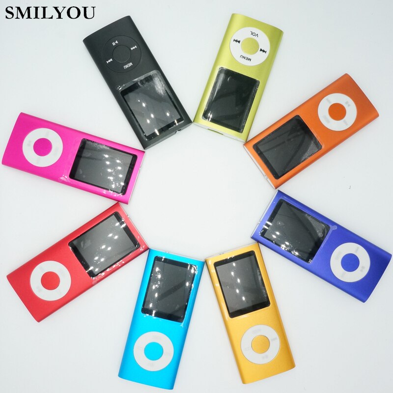 SMILYOU Slim MP3 MP4 Music Player 1.8 inch LCD 32GB Memory Screen FM Radio Video Player with 9 Color Availabe