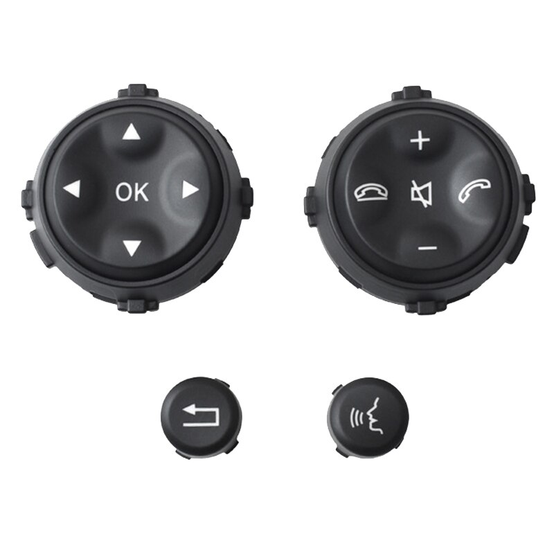 Car Multifunction Steering Wheel Button For Mercedes-Benz W221 S-Class S280 S300 S350 S400 Black: Default Title