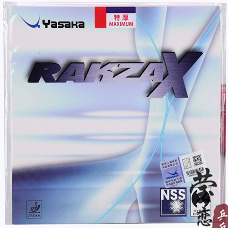 Yasaka-raqueta de tenis de mesa RAKZA X, goma suave, hecha en Alemania, Original