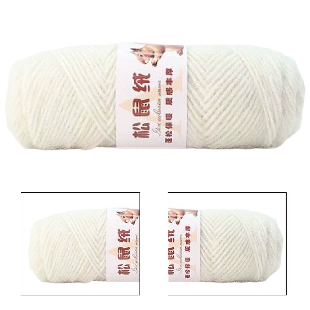 Squirrel Wool Mohair Australian Wool Hand Woven Scarf Hat Coat Baby Yarn Knitting Yarn For Knitting Wool Yarn