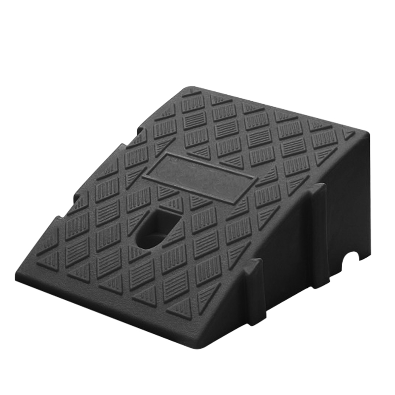 Auto Helling Oprit Stoeprand Stoeprand Plastic 13 cm Hoogte Drempel Oprit Oprit Oprit Gratis Splicing Anti Slip Helling Oprit Drempel Oprit: Black