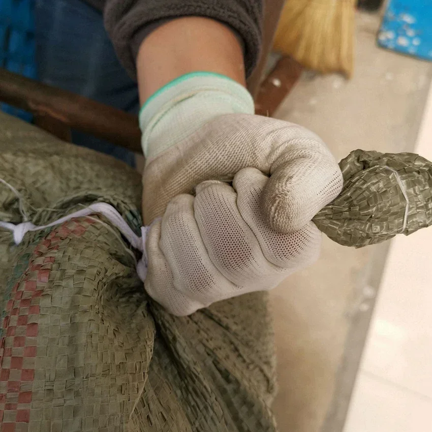 Antistatische sichere Handschuhe, elektronische Arbeitshandschuhe, Polyester, weiße PU-beschichtete Handschuhe für Gartenarbeit, Angeln – XS, S, M, L guantes