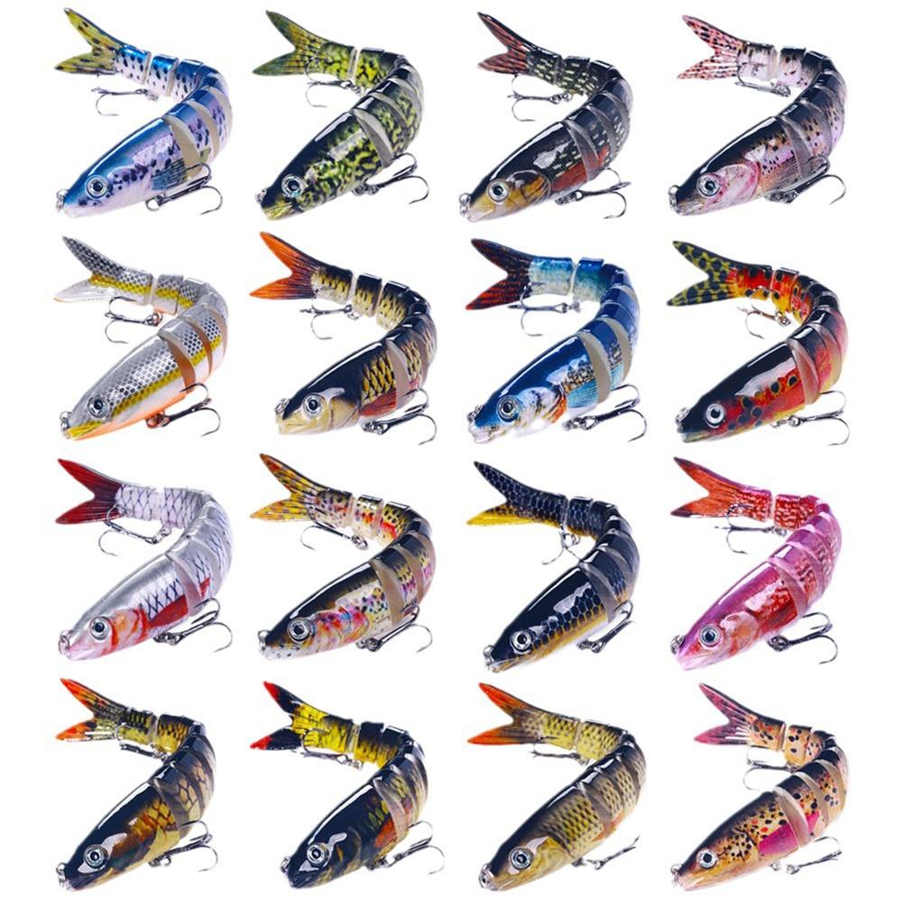 13cm 18g Multi Jointed Swimbait Fishing Lures Sinking Hard Bait Crankbait Wobbler For Pike Bass Musky Tackle