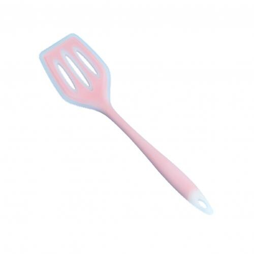 Food Grade Silicone Slotted Turner Nonstick Hollow Kitchen Utensils Spatula for Cooking