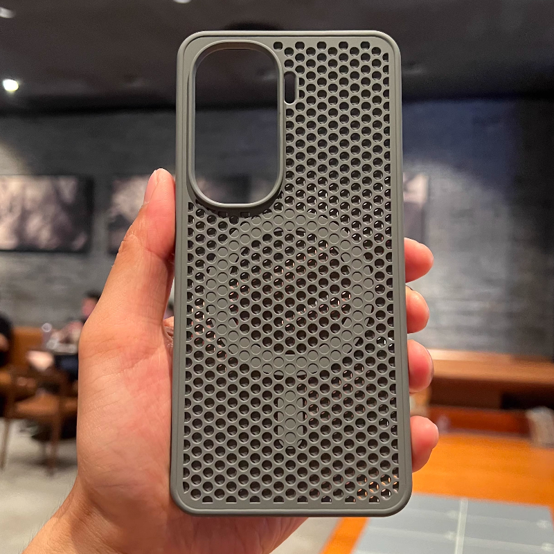 Magnetic Case For IQOO Neo 10 Pro Honeycomb Heat Dissipation Breathable Wireless Charging Back Cover For IQOO Neo 10 Pro Bumper