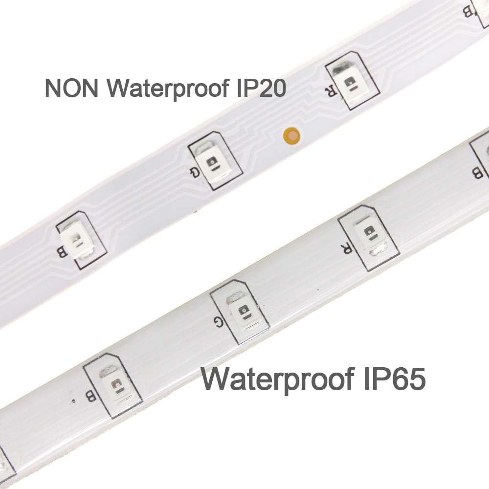 High Bright SMD LED Strip Waterproof 5M 300LED DC 12V LED Light Strips Flexible Tape RGB /Warm/White/Blue/Red/Green/Pink