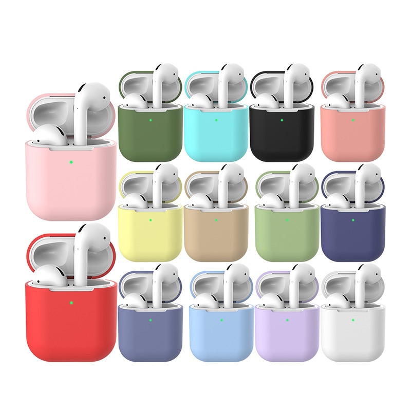 Silikonowe Etui do AirPods 1 & 2 - Luksusowe Ochronne Pokrowce