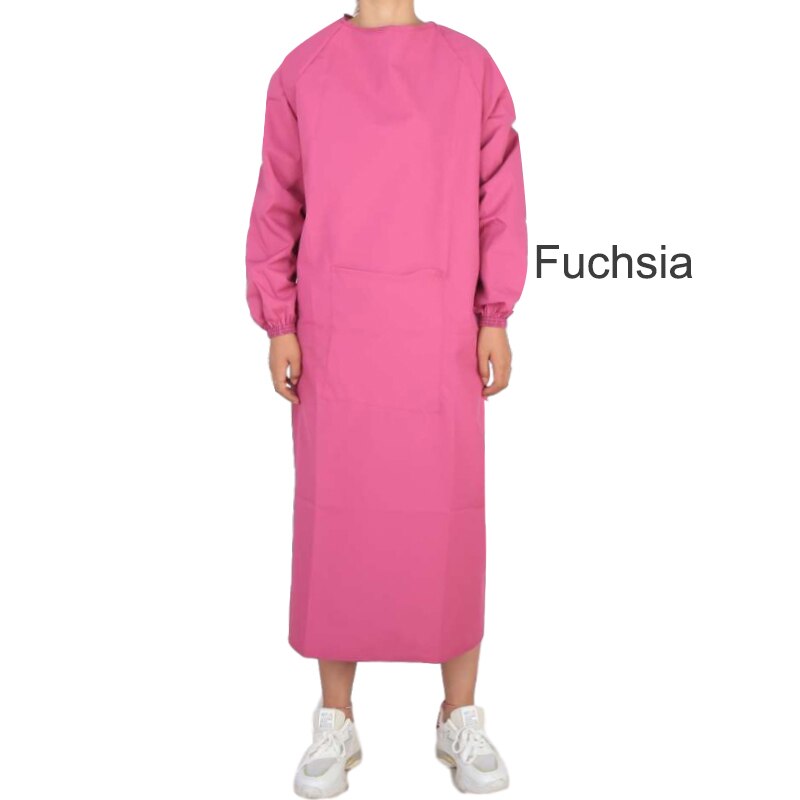 Bata impermeable reutilizable unisex, prenda de trabajo resistente al aceite y apta para la limpieza del hogar