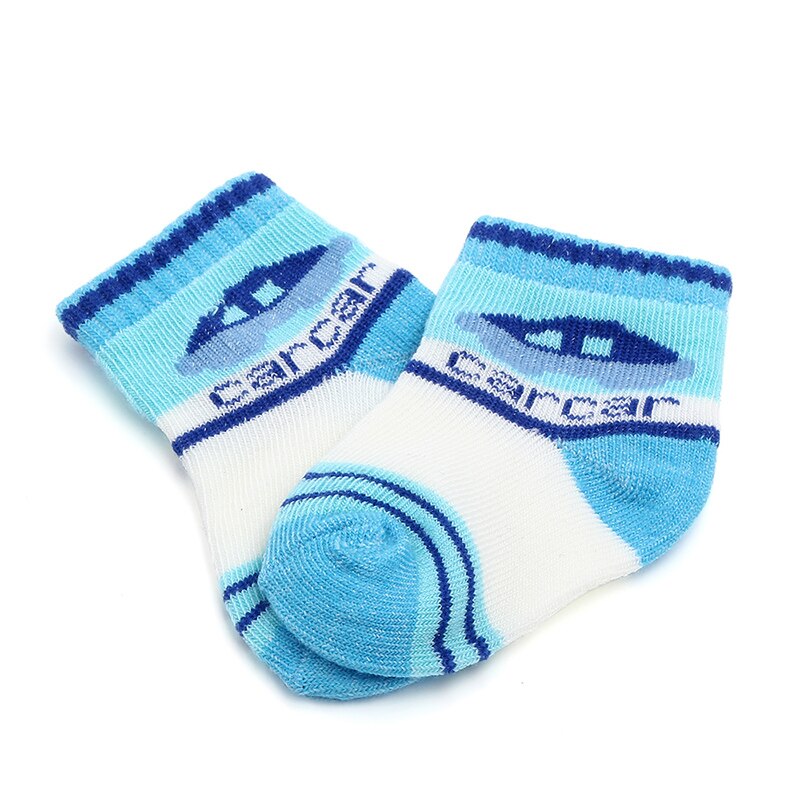 6 Pair Baby Socks for Boys Girls Infant Cotton Cartoon Floral Pattern Socks Warm Anti Slip Floor Socks
