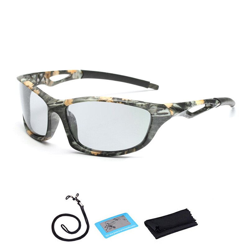 Gafas de sol polarizadas fotocrómicas para ciclismo de montaña gafas de sol para hombre y mujer para deportes al aire libre para bicicleta de carretera gafas de carreras: C21