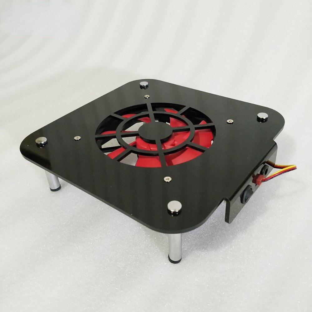 Ventilador de refrigeración con Base de disipación de calor, Marco Mod para Mac Mini radiador, Overclock con 12cm, 14cm, ventilador silencioso, chasis Acrílico