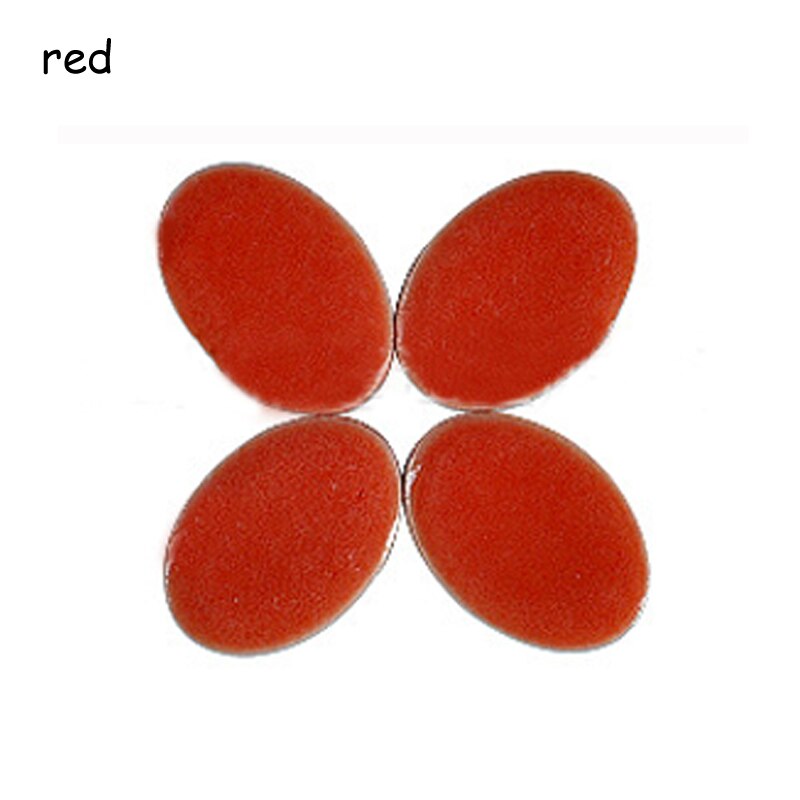 Mosaïque de carreaux de Micro céramique, en porcelaine, artisanat, ovale, ultra-mince, bijoux en céramique, fabrication de boucles d&#39;oreilles, 60 pièces: Rouge