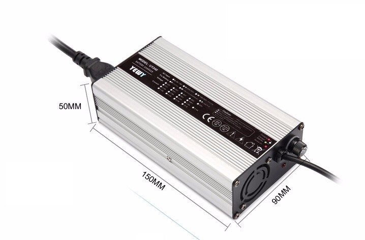 24V 5A Charger 24V Lead acid Battery Charger Output 29.4V With Fan Aluminum Shell Smart Charger