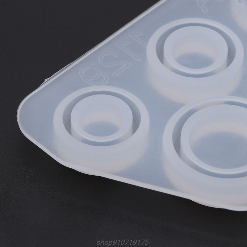 Flat Rings Mold Collection Handmade DIY Making Ring Jewelry Silicone Mold Crystal Epoxy Mould N09 20