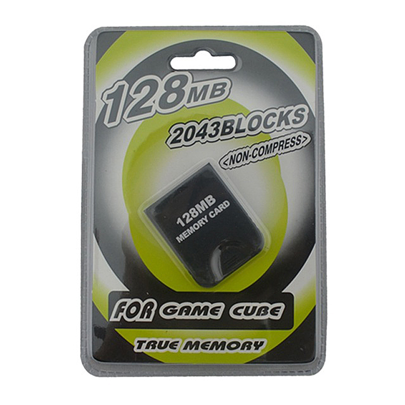 8/16/32/64/128 MB Memory Card for the Nintendo Gamecube Wii Game: 128MB