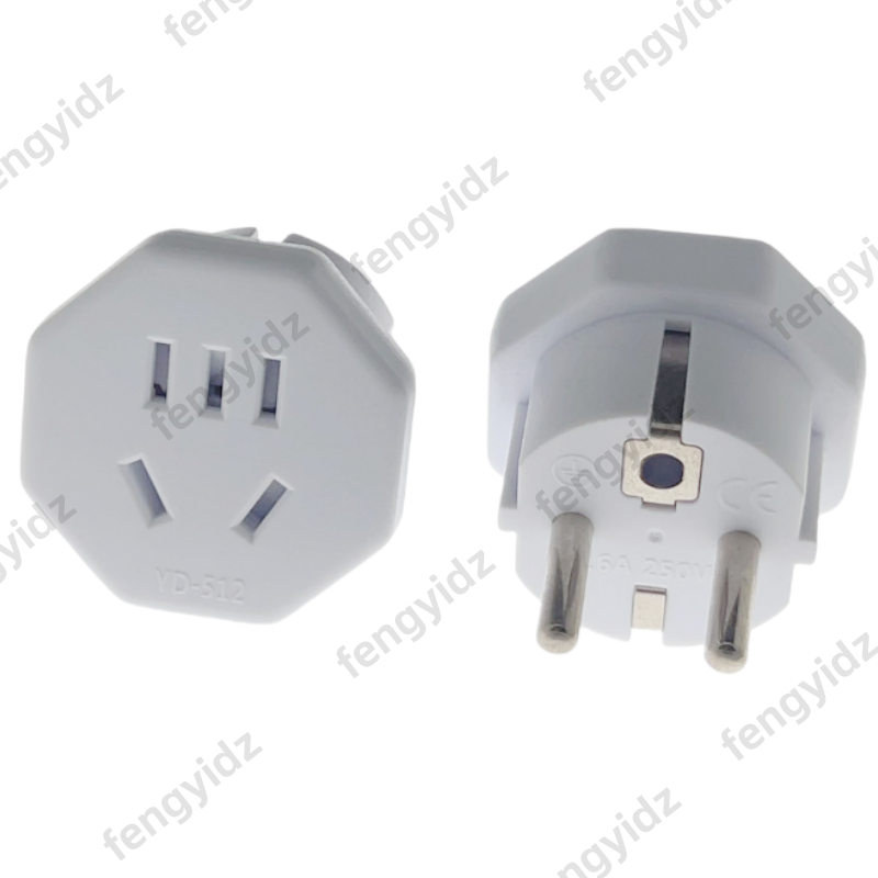 EU Stecker Adapter Universal- UK AU uns Zu EU KR Steckdose Konverter 16A 250V Spanien Frankreich Russland Reise Adapter steckdose AC Steckdose: Himmel Blau