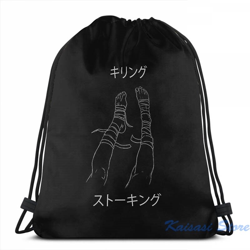 Killing Stalking - Yoonbum bandages USB Charge Backpack men School bags Women bag Travel laptop bag: Drawstring Bag
