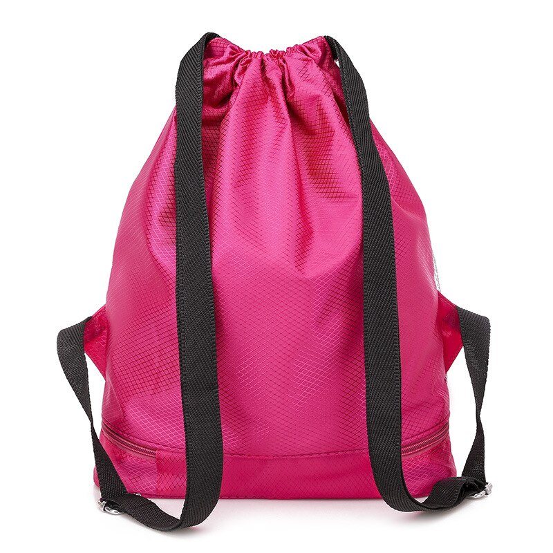 Koord Rugzak Purse Grote Capaciteit Draagbare Schooltas Mode Lichtgewicht Reistas