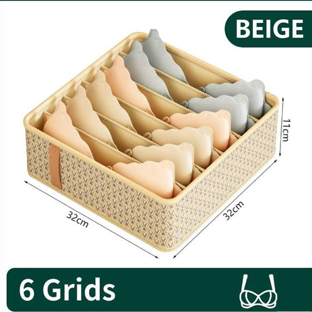 Kast Organizer Ondergoed Lade Organizer Sokken Bh Kleding Opbergdoos Garderobe Organizer Kledingkast Lade Organisatoren: violet