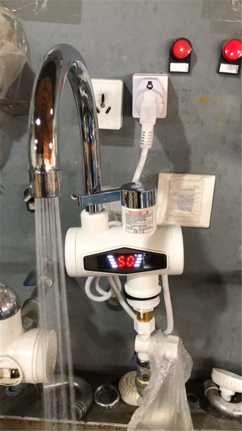 RX-015-6X,Inetant Electric Heating Water Faucet,Fast electric heating water tap,Digital Display Instant Water Tap