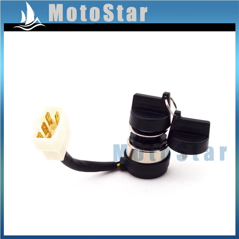5 Wire On Off Kill Ignition Key Switch For 170F 178FA 178F 186F 186FA Chinese Gasoline Generator
