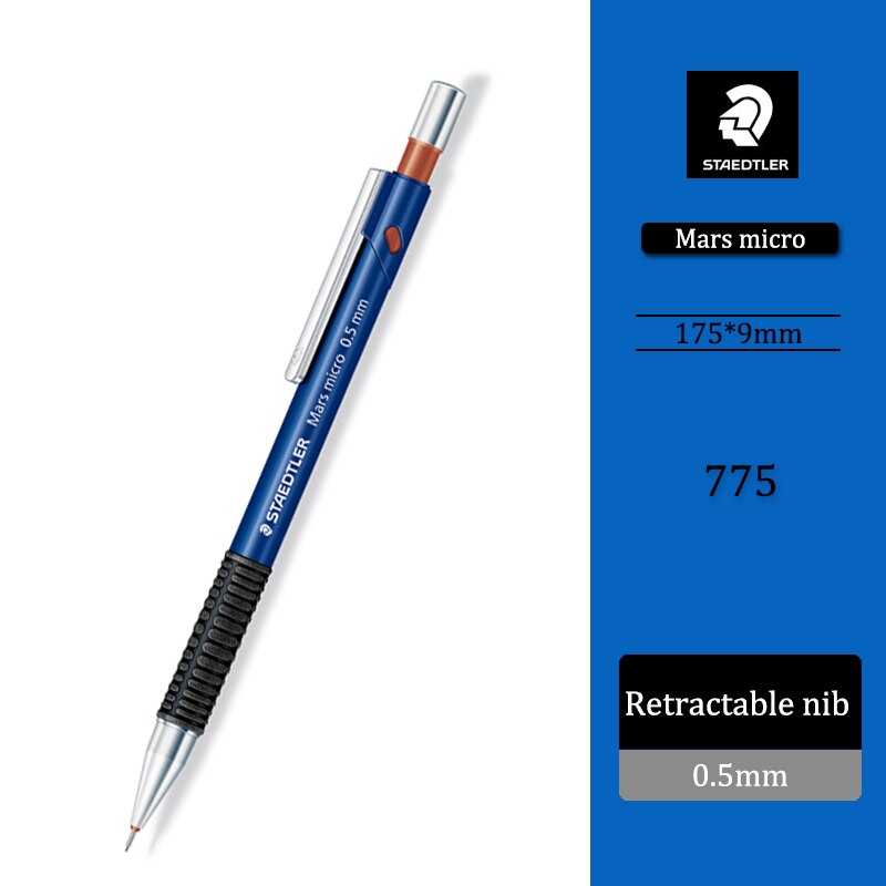 Duitse Staedtler 775 Tekening 0.3 | 0.5 | 0.7 | 0.9 Mechanische Potlood Schrijven En Oefenen Is Niet te Breken De Core: 0.5 mm