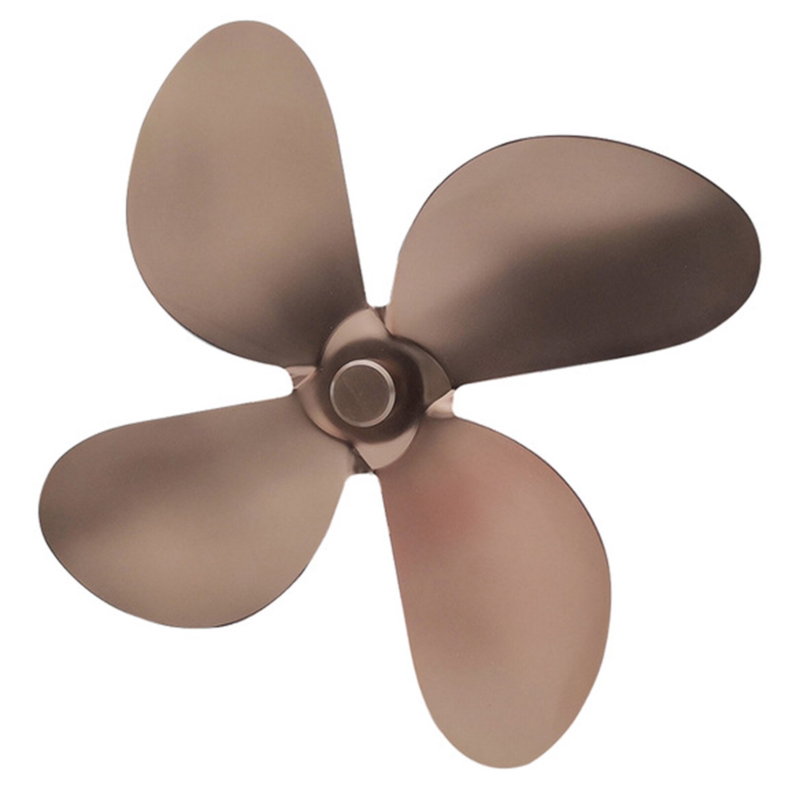 Lame pour ventilateur de poêle, pièces de rechange lame pour poêle cheminée ventilateur chauffage évents de refroidissement cheminées poêles: Bronze